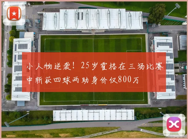 小人物逆袭！25岁霍格在三场比赛中斩获四球两助身价仅800万